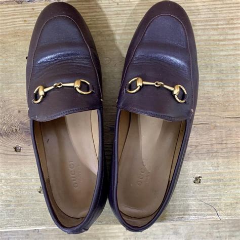Brown Gucci Princetown Loafers Sz 36 - Depop