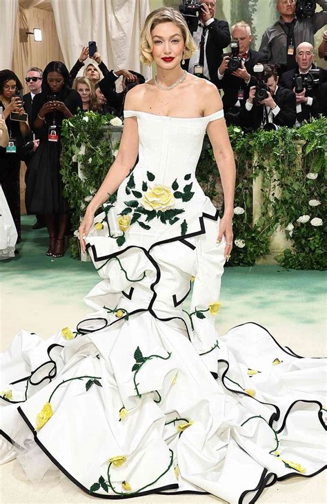 Gigi Hadid Wears Tuxedo Jacket Gown at the Met Gala 2024