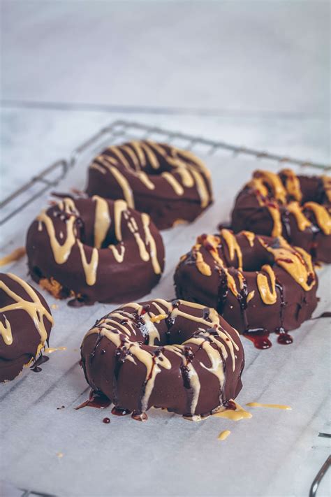 Salted Caramel Protein Ice Cream Doughnuts - Nadia's Healthy Kitchen