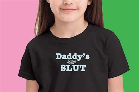 'Daddy's Little Slut' children's T-shirt removed from Amazon