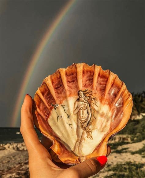 The birth of venus painting hand painted shell boticelli etsy – Artofit
