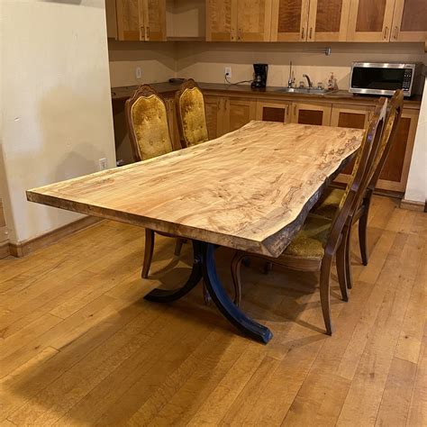 7 Foot Dining Tables | Live Edge Wood & Epoxy Tables | Lancaster Live Edge