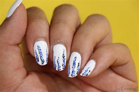 Blue And White Nail Designs