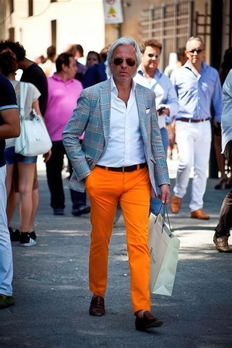 21 Men Outfits With Orange Pants - Styleoholic