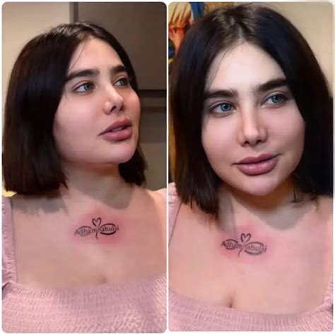 Angie Khoury removes Hijab and gets tattoo of Adham Nabulsi, sparking ...