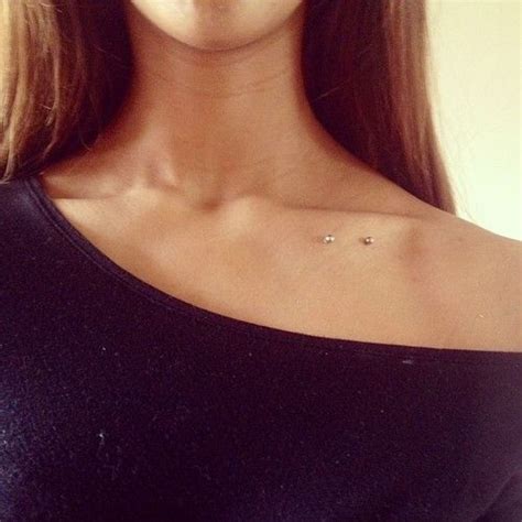 Collar Bone Piercings Tumblr Google Search Beauty Pinterest intended ...