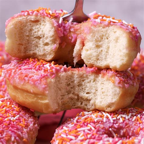 Pink Donuts With Sprinkles