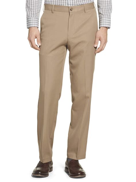 Men's Flat Front Straight Fit Dress Pant - Walmart.com