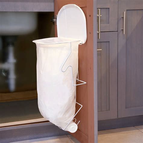 Bin Bag Dispenser Portable Garbage Bag Holder Plastic Kitchen Cupboard ...