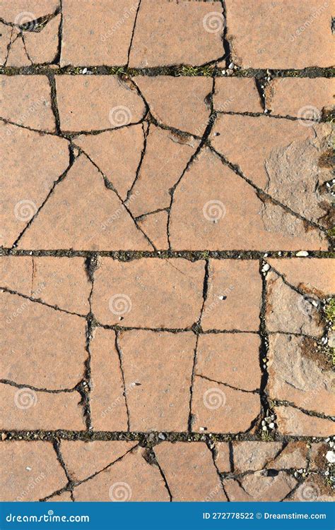Cracked floor tiles stock photo. Image of ceramic, tile - 272778522
