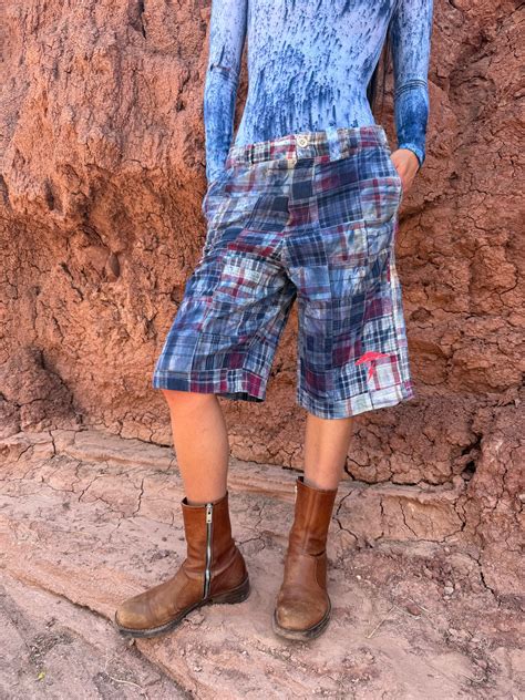 Upcycled Vintage Madras Plaid Shorts – 4KINSHIP