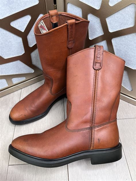 Vtg RED WING PECOS WESTERN COWBOY WORK tall BOOTS SIZ… - Gem