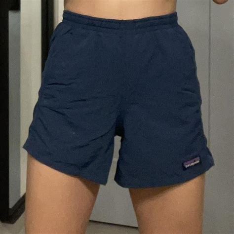 Patagonia XXS blue navy shorts - Depop