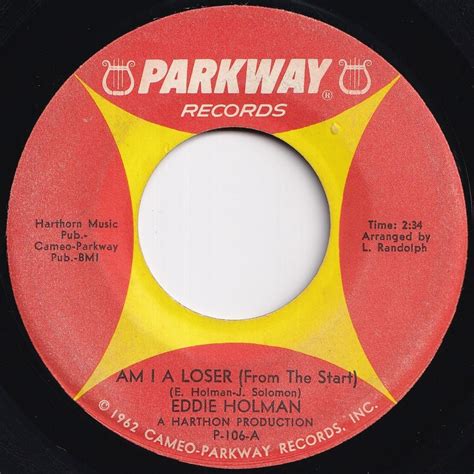 Yahoo!オークション - Eddie Holman Am I A Loser (From The Start)