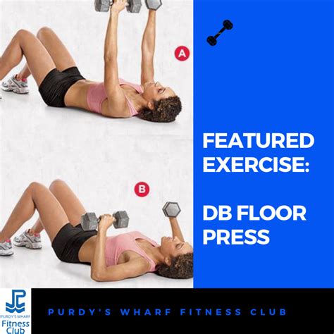 Featured Exercise: The Dumbbell Floor Press - Purdy’s Wharf Fitness Club