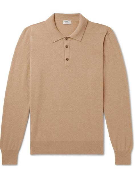 Ghiaia Cashmere - Cashmere Polo Shirt - Brown Ghiaia Cashmere