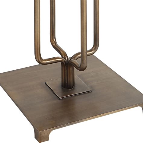 Link Brushed Gold Floor Lamp - Lamps - Brushed Gold Floor Lamp
