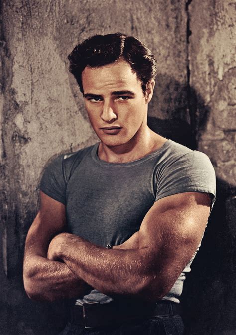 Young Marlon Brando Color