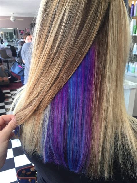 Peekaboo Hair Color Purple | inmylife-alininha