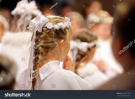 Children Going First Holy Communion Stock Photo 420811105 | Shutterstock