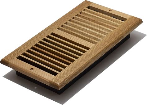 Decor Grates WL612W-N 6-Inch by 12-Inch Wood Wall Register, Natural Oak ...