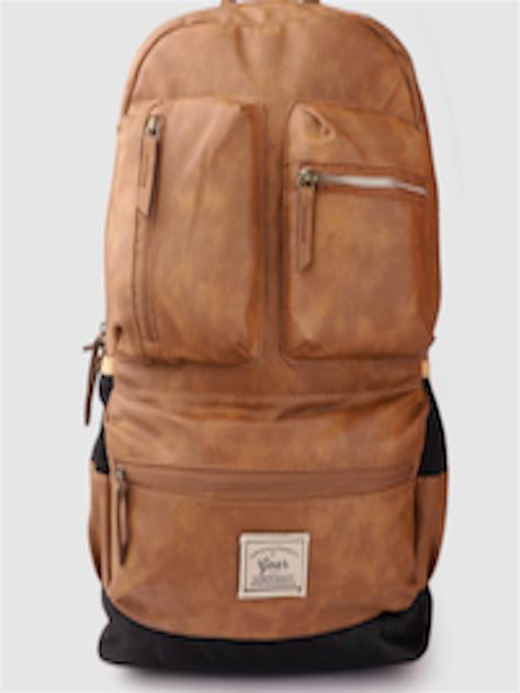 Buy Gear Unisex Faux Leather Medium Sized Backpack 28L - Backpacks for ...