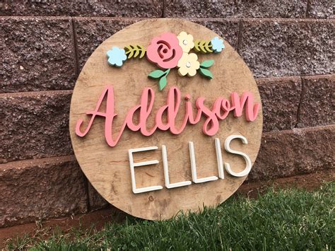 Name Sign For Nursery at William Domingue blog