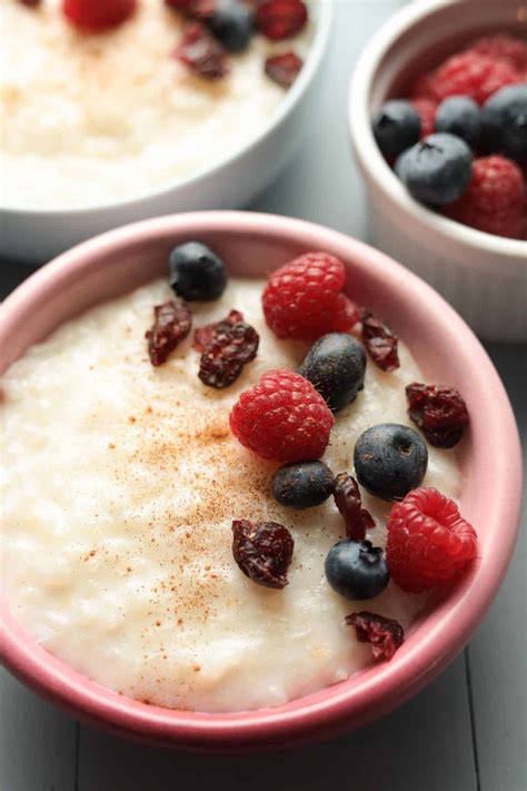Rice Pudding With Fruit Recipe
