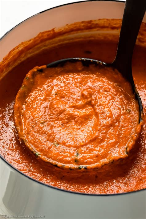 Roasted Red Peppers Sauce (Easy!) - No Spoon Necessary