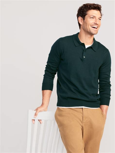 Long-Sleeve Polo Pullover Sweater | Old Navy