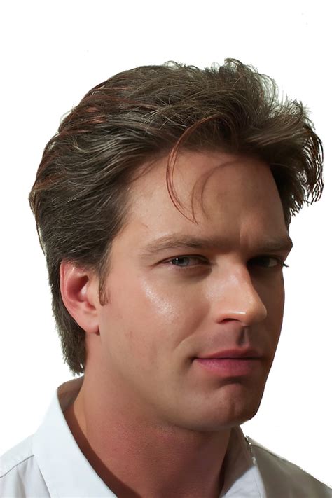 HE038 - Male Men Guys Highlights Only Hair Extensions Before & After ...