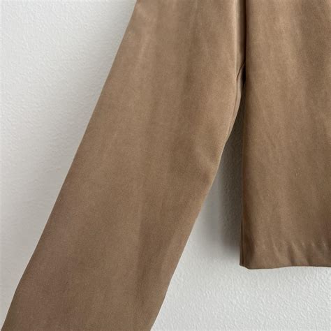 super classy light brown vintage zip up jacket! So... - Depop