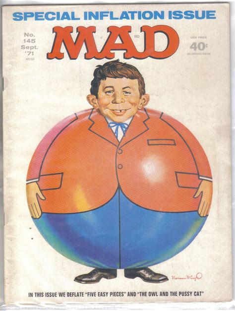 Mad Magazine No.145 September 1971 | Mad magazine, Magazine cover ...
