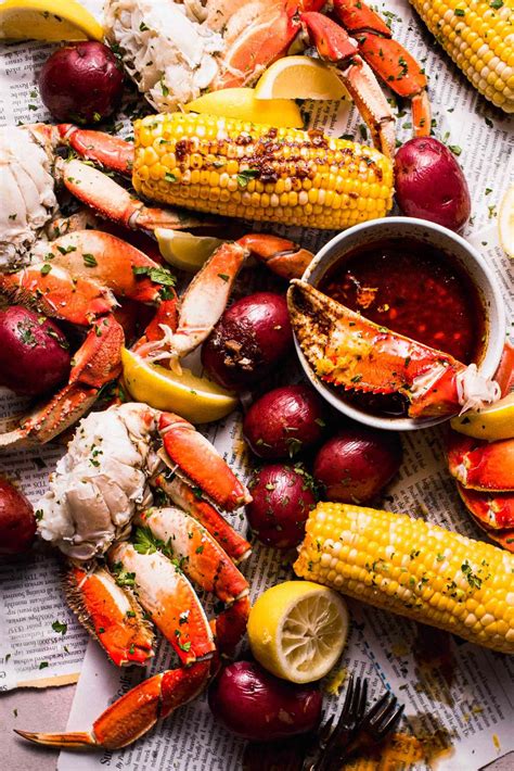 Easy Seafood Boil with Cajun Butter Sauce - Platings + Pairings