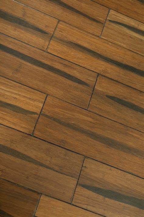 Tiger Clear Texture Carbonized Bamboo Floor Strand Woven Bamboo Floor ...