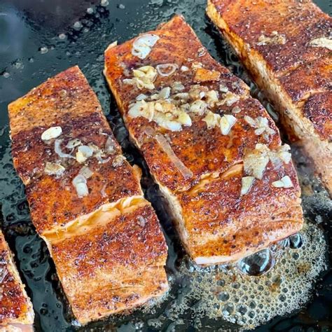 Grilled Salmon Recipe - Quick and Delicious! | Blackstone salmon ...