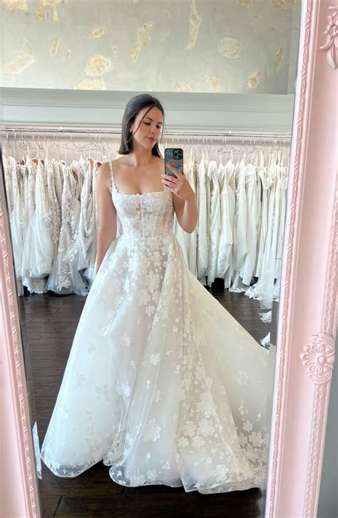 1749 by Martina Liana | Lace top wedding dress, Wedding dresses with straps, Cute wedding dress