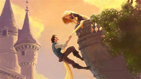 Download Rapunzel and Flynn prepare for their escape from the castle ...