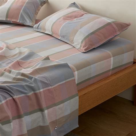 Frankie Flannelette - Bonnie Plaid Bed Sheets | Sheet Society