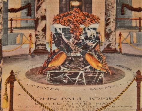 Vintage Postcard, ANNAPOLIS, MD, Crypt Of John Paul Jones,Naval Academy ...