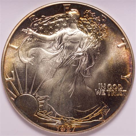 1987 Silver American Eagle Dollar - Numismax