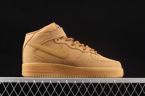 Nike Air Force 1 07 Mid Wheat Suede Brown Shoes CJ9158-200 - Air Force ...