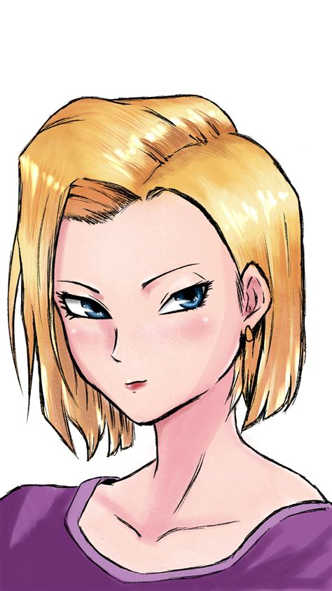 ArtStation - android 18 from dragon ball