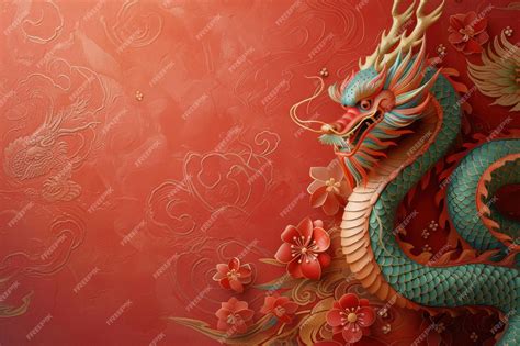 Premium Photo | Elaborate traditional Chinese dragon art adorned with ...