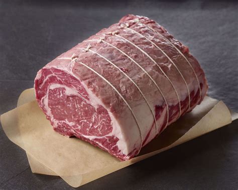 (10 lb.) USDA Prime Dry-Aged Boned & Tied Rib Roast (bones tied back on ...