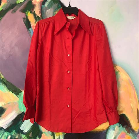 Women's Red Shirt | Depop