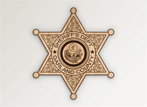 Garland County Arkansas Sheriff's Department Badge SVG Vector Files ...