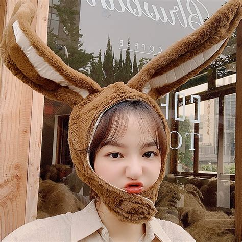 Black Easter Bunny Hat Cute Rabbit Ears Costume Fu... – Vicedeal