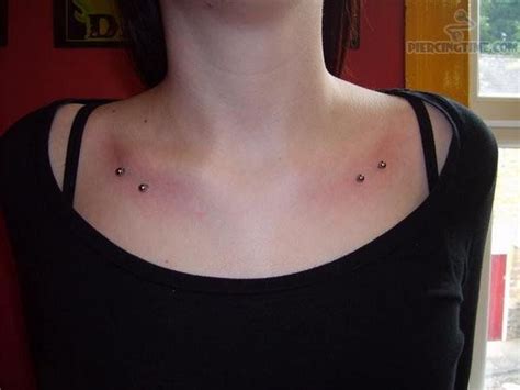 Collar Bone Piercing Information, Healing, Price, Jewelry, Pictures ...