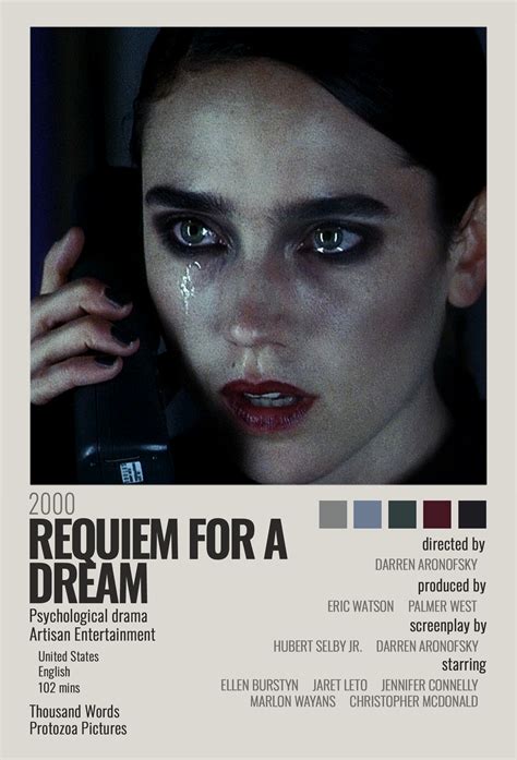 requiem for a dream movie poster | Thriller movies, Movie posters ...